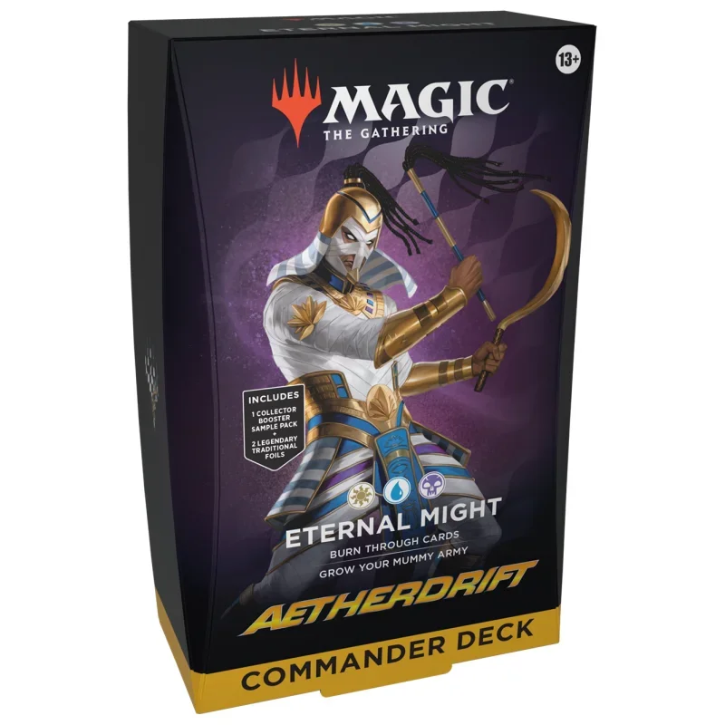 Magic the Gathering Aetherdrift Commander Deck Eternal Might English